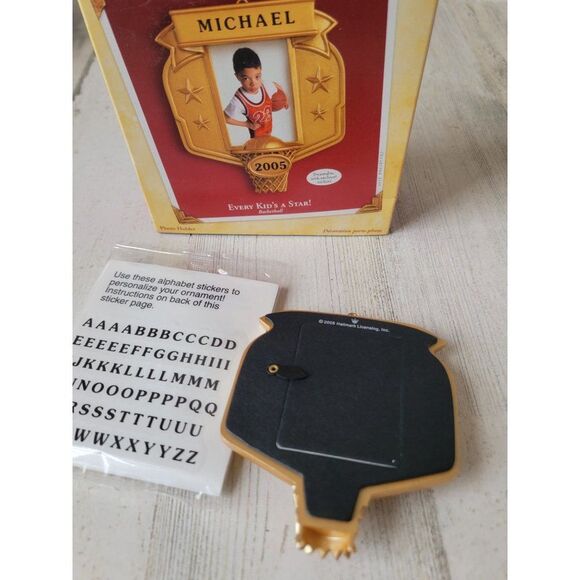 Hallmark basketball every kid's a star! 2005 ornament Xmas - Picture 6 of 6